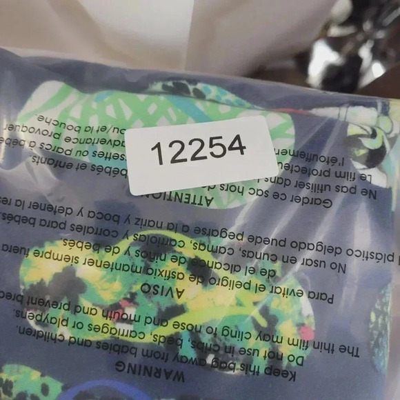 Quacker Factory Women L Flip Flop All Over Print T-Shirt  Short Sleeve 7CT - Picture 8 of 8